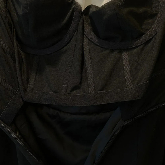 NWT Lovers and Friends Black Strapless Formal Gown $178 - Picture 12 of 14